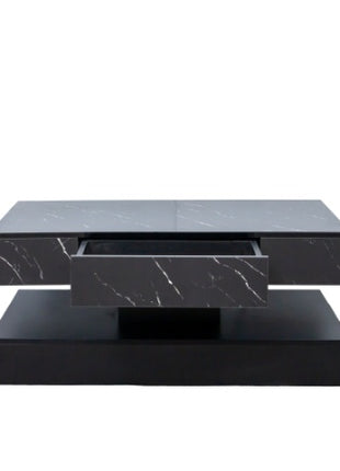 Likeshoppe 16.93IN High LED Coffee Table,Modern Coffee Table For Living Room