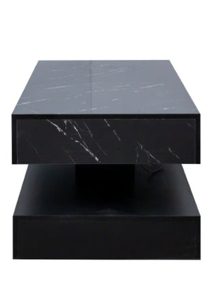 Likeshoppe 16.93IN High LED Coffee Table,Modern Coffee Table For Living Room