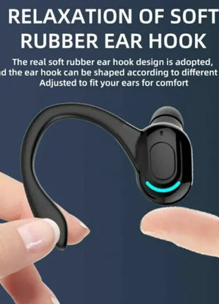Bluetooth 5.1 Wireless Earbuds with Ear Hook – Stereo Headphones Hands-Free Headset