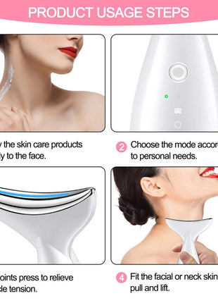 Face & Neck Tightening Massager – Anti Wrinkle Skin Firming Device
