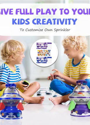 UFO Water Fountain Rocket Toy – Outdoor Kids Sprinkler for Summer Backyard Fun