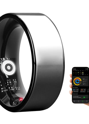 Smart Ring Health Tracker – Sleep, HRV, Stress & Fitness Tracking Ring for iOS & Android