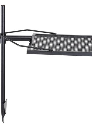 Swivel Campfire Grill – 360° Adjustable Heavy Duty Fire Pit Grill Grate for Camping BBQ