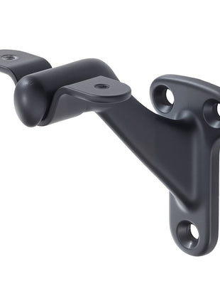 Heavy Duty Stair Handrail Brackets – 6 Pack Matte Black Wall Mount Handrail Hardware