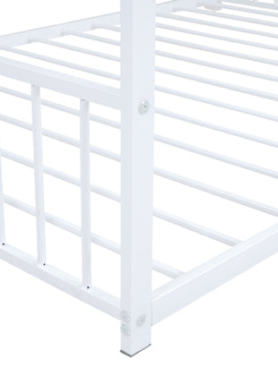 Likeshoppe Kids Full Size Metal Household Bed