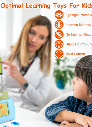 224 Words Talking Flash Cards for Kids – Interactive Audio Learning Cards for Toddlers Ages 1–5