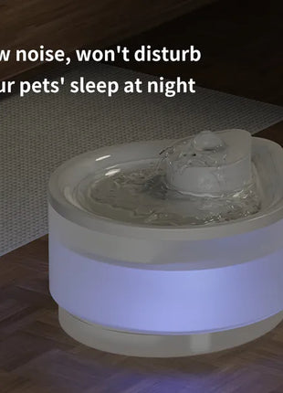 2.5L USB Pet Water Fountain – Automatic Cat & Dog Water Dispenser with Filter