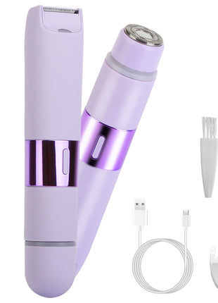 2-in-1 Bikini Trimmer for Women – Waterproof Cordless Body Shaver