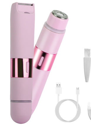 2-in-1 Bikini Trimmer for Women – Waterproof Cordless Body Shaver