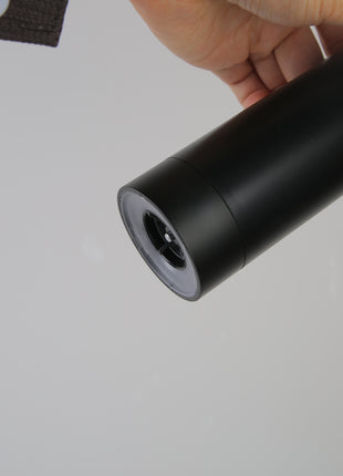 USB Rechargeable Electric Pepper Grinder with LED Light – Automatic Salt & Spice Mill with 6 Adjustable Coarseness Settings