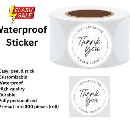 Weatherproof Your Gratitude: Premium Peel & Stick Stickers for Enduring Appreciation - Likeshoppe 