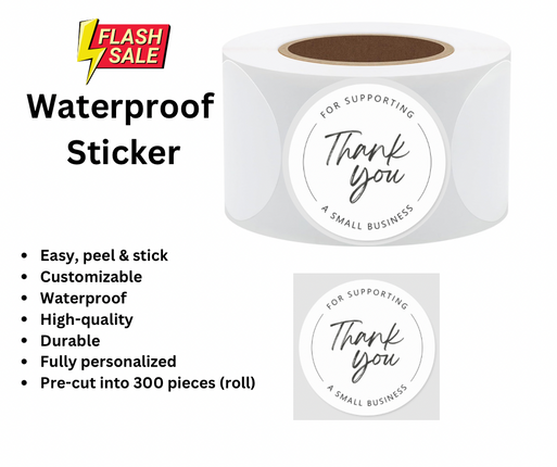 Weatherproof Your Gratitude: Premium Peel & Stick Stickers for Enduring Appreciation - Likeshoppe 