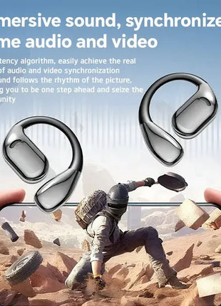 AI Translation Headset Bone Conduction Wireless Earbuds with Real-Time Translation in 144 Languages