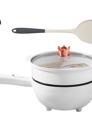 Likeshoppe Electric Hot Pot with Steamer – 3L Portable Non-Stick Cooker with Dual Power Control for Dorm, Apartment & Travel Cooking