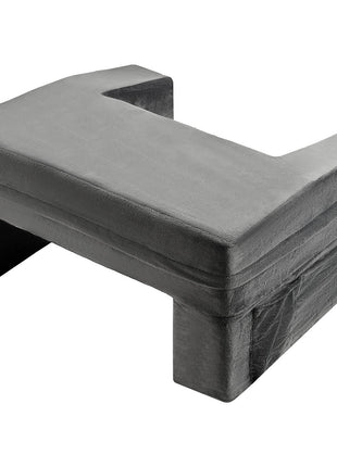 Likeshoppe Ergonomic Lap Desk Cushion with Memory Foam – Fleece Laptop Desk with Storage Pockets & 24x11 Workspace