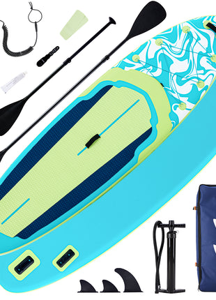 10.5FT Inflatable Stand-Up Kayak with Accessories – Durable SUP with Anti-Slip Deck & 400LB Capacity