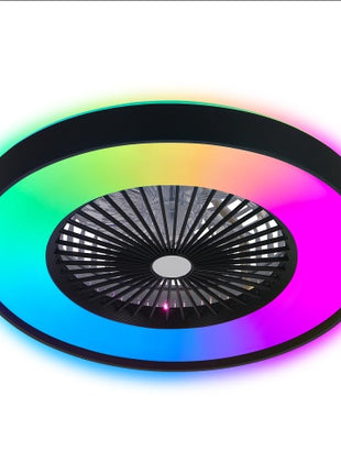 23" Smart Ceiling Fan with RGB LED Light – Dimmable App & Remote Control Ceiling Fan