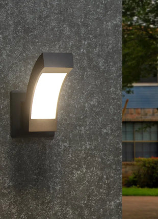 Likeshoppe Modern LED Outdoor Wall Sconce – Waterproof Aluminum Patio & Porch Light for Exterior Lighting