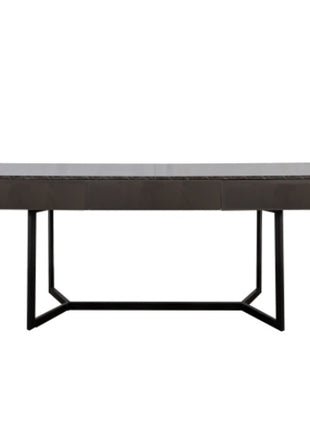 Likeshoppe Modern Black 70.87  Computer Desk, Study & Work Desk  Y-Shaped Metal Legs