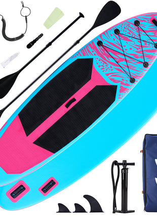 10.5FT Inflatable Stand-Up Kayak with Accessories – Durable SUP with Anti-Slip Deck & 400LB Capacity