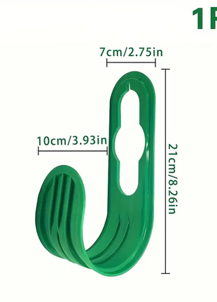2PCS Garden Hose Hanger – Wall Mounted Hose Holder for Outdoor Storage