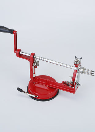 3-in-1 Apple Peeler Slicer Corer – Stainless Steel Hand Crank Fruit Peeling Machine with Suction Base