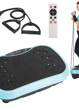 Whole Body Vibration Exercise Machine with Resistance Bands – Home Fitness Platform
