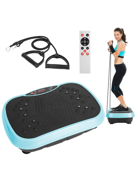 Whole Body Vibration Exercise Machine with Resistance Bands – Home Fitness Platform