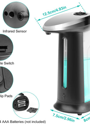 Automatic Soap Dispenser 400ML – Touchless Sensor Hand Soap Dispenser Adjustable Output