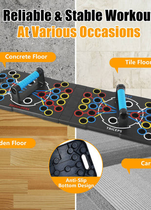 Multifunctional Push Up Board Home Gym Set | Full Body Strength Training Equipment | Likeshoppe