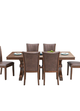 Likeshoppe Wooden Dining Chairs Set Of 2, Modern Fabric Upholstered Kitchen Side Chairs,Mid Century Modern Kitchen Chairs With Open Back Farmhouse Wooden Side Chairs For Dining Room,Living Room,Restaurant