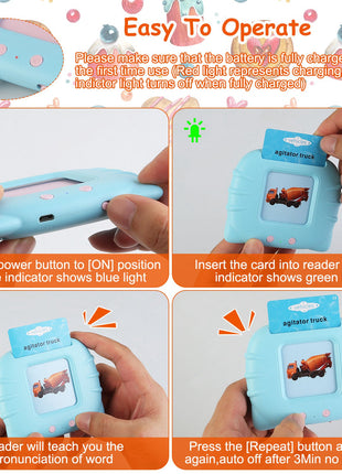 224 Words Talking Flash Cards for Kids – Interactive Audio Learning Cards for Toddlers Ages 1–5