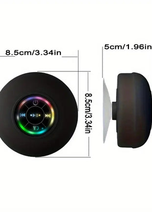 Wireless Bathroom Speaker – Bluetooth Audio Speaker with Suction Cup & USB Charging