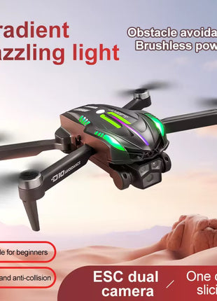 D10 Brushless Drone with Obstacle Avoidance – Foldable RC Drone with Dual Camera & Optical Flow