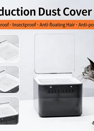 Wireless Pet Water Fountain 3L – Battery Powered Stainless Steel Cat & Dog Dispenser