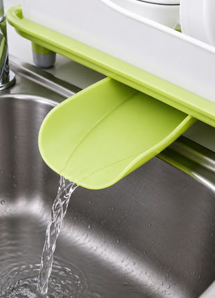 Double Layer Dish Rack – Kitchen Countertop Dish Drying Organizer