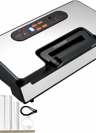 Vacuum Sealer Machine 90KPa Dual Pump Food Vacuum Sealer with Built-in Cutter
