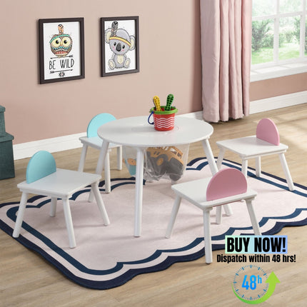 BM1- Children's panel table with 4 chairs - Likeshoppe 