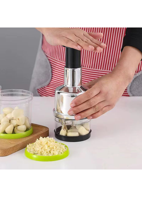 Manual Vegetable Chopper Handheld Food Cutter – Onion Garlic Fruit Slicer Dicer