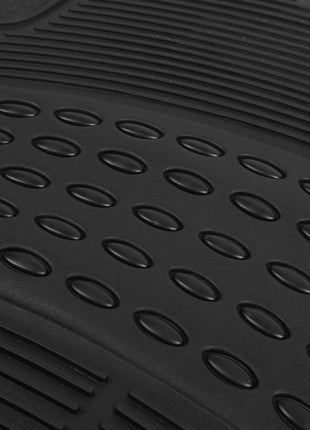 Universal Anti-Slip PVC Car Floor Mats Set (4-Piece Trim-to-Fit Protection)