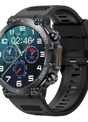 Men’s Smart Watch Round Display – Bluetooth Call Smartwatch with Fitness Tracker