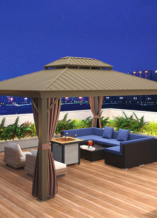 7-Piece Outdoor Wicker Patio Furniture Set – Sectional Sofa with Cushions & Glass Coffee Table