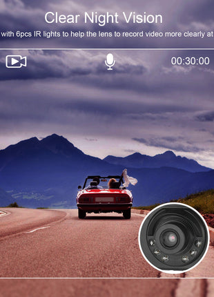 1080P Dash Cam Car DVR Camera – Wide Angle Night Vision Loop Recording Car Camcorder