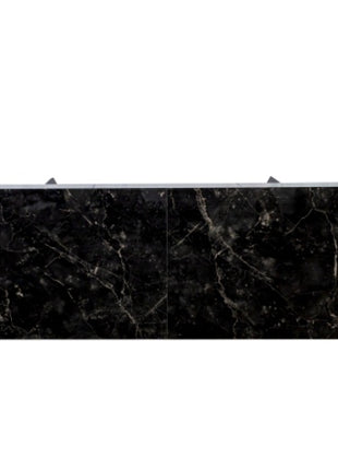 Likeshoppe Modern Black 70.87  Computer Desk, Study & Work Desk  Y-Shaped Metal Legs