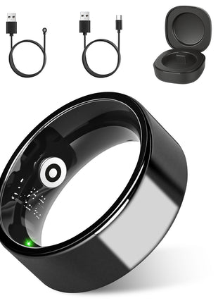 Smart Ring Health Tracker – Sleep, HRV, Stress & Fitness Tracking Ring for iOS & Android