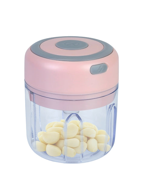 Mini Electric Garlic Chopper USB Rechargeable – Cordless Food Processor for Onion, Chili & Vegetables