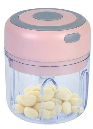 Mini Electric Garlic Chopper USB Rechargeable – Cordless Food Processor for Onion, Chili & Vegetables