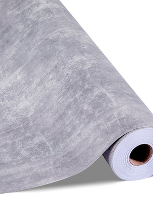 Dark Gray Industrial Peel & Stick Wallpaper – Waterproof Self-Adhesive Vinyl Contact Paper (15.7" × 590.5")