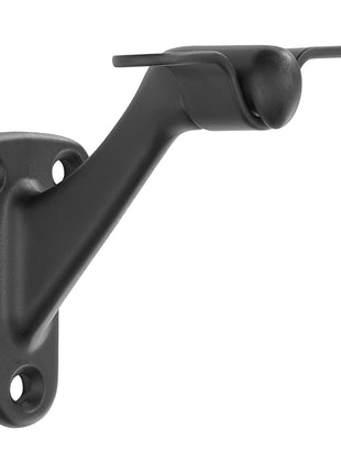 Heavy Duty Stair Handrail Brackets – 6 Pack Matte Black Wall Mount Handrail Hardware