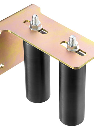 6" Sliding Gate Roller Kit – Heavy Duty Steel Gate Rolling Hardware with Adjustable L-Bracket